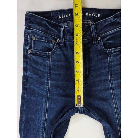 American Eagle Outfitters Size 00 Short Womens 30" Inseam Festival Slit Flare - Picture 4 of 14